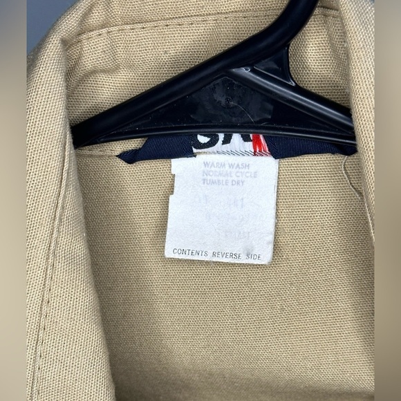 Vintage 1970s Levi’s For Men Safari/Utility Khaki Button Up Short Sleeve Shirt - Picture 8 of 11